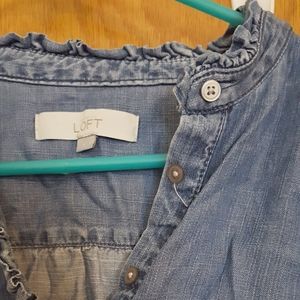 Ann Taylor loft denim dress